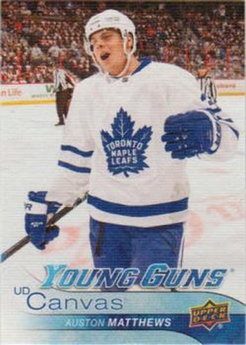 #C211 Auston Matthews - Toronto Maple Leafs - 2016-17 Upper Deck - UD Canvas Hockey