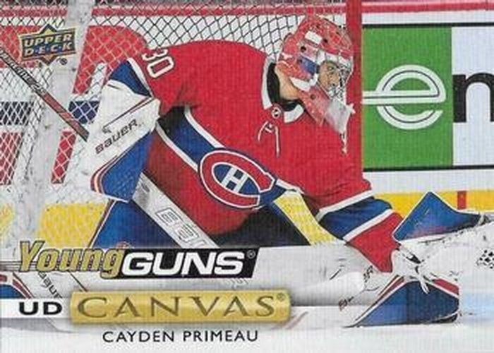 #C213 Cayden Primeau - Montreal Canadiens - 2019-20 Upper Deck - UD Canvas Hockey