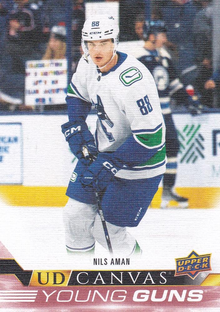 #C214 Nils Aman - Vancouver Canucks - 2022-23 Upper Deck - UD Canvas Hockey