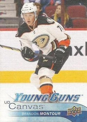 #C215 Brandon Montour - Anaheim Ducks - 2016-17 Upper Deck - UD Canvas Hockey