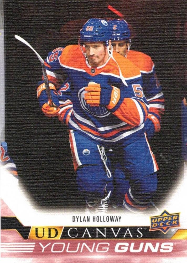 #C219 Dylan Holloway - Edmonton Oilers - 2022-23 Upper Deck - UD Canvas Hockey