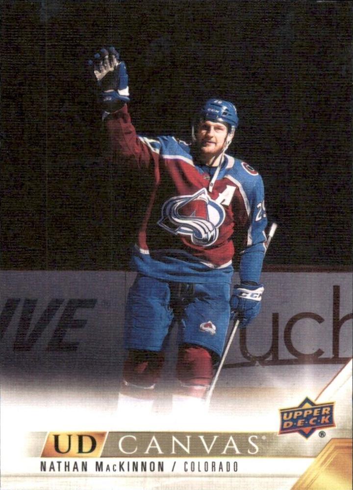 #C21 Nathan MacKinnon - Colorado Avalanche - 2022-23 Upper Deck - UD Canvas Hockey