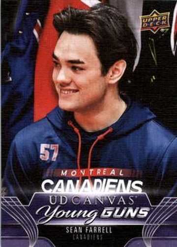 #C222 Sean Farrell - Montreal Canadiens - 2023-24 Upper Deck - UD Canvas Hockey