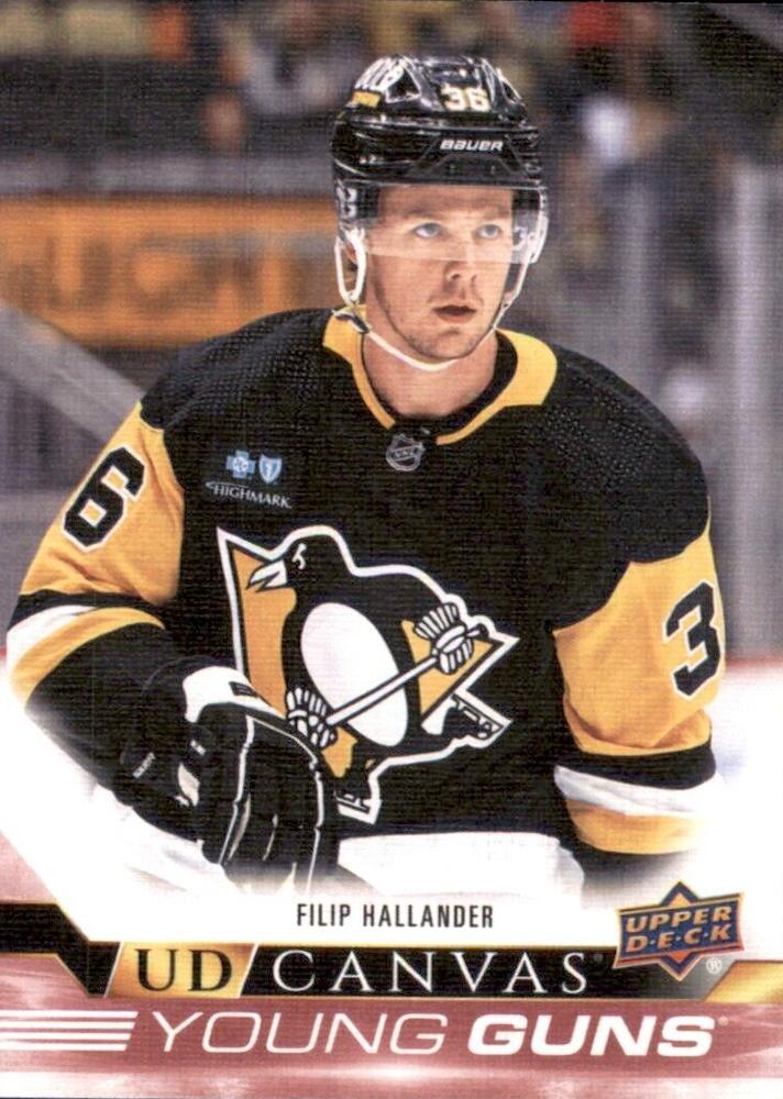 #C230 Filip Hallander - Pittsburgh Penguins - 2022-23 Upper Deck - UD Canvas Hockey