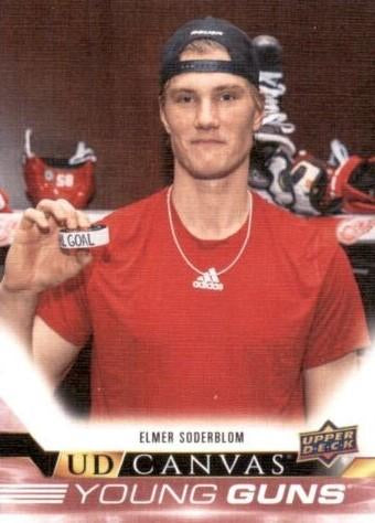 #C235 Elmer Soderblom - Detroit Red Wings - 2022-23 Upper Deck - UD Canvas Hockey