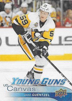 #C235 Jake Guentzel - Pittsburgh Penguins - 2016-17 Upper Deck - UD Canvas Hockey