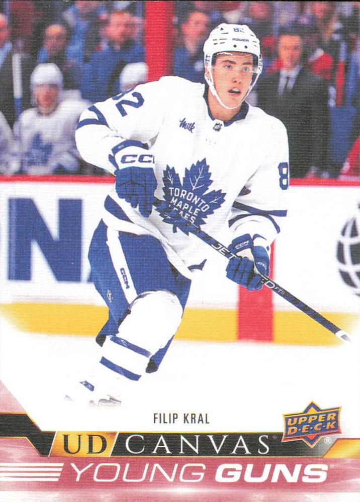 #C237 Filip Kral - Toronto Maple Leafs - 2022-23 Upper Deck - UD Canvas Hockey