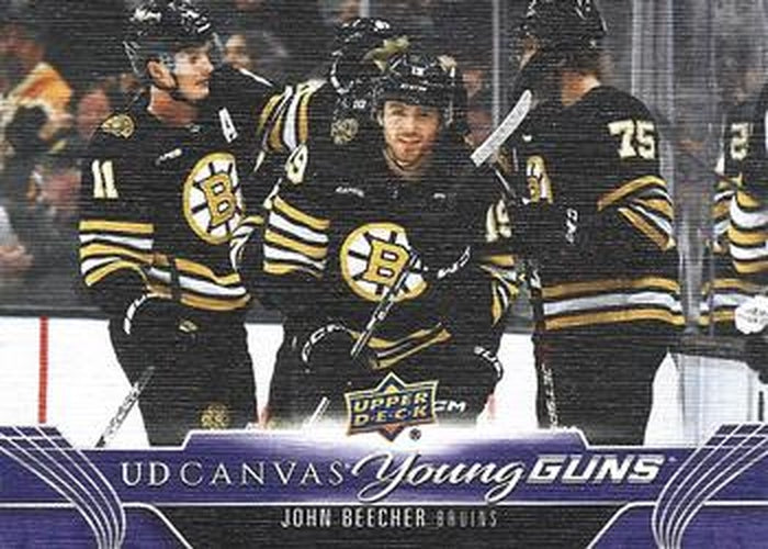 #C238 John Beecher - Boston Bruins - 2023-24 Upper Deck - UD Canvas Hockey