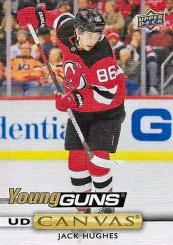 #C239 Jack Hughes - New Jersey Devils - 2019-20 Upper Deck - UD Canvas Hockey