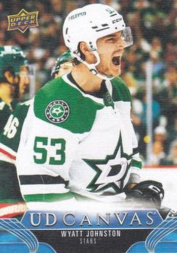 #C24 Wyatt Johnston - Dallas Stars - 2023-24 Upper Deck - UD Canvas Hockey