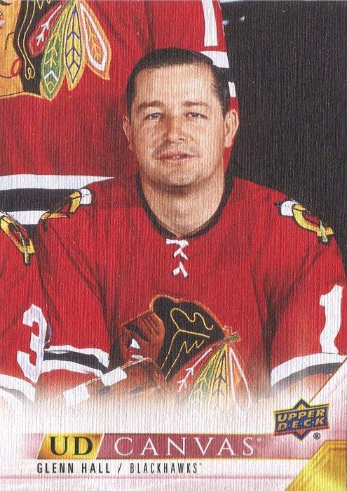 #C243 Glenn Hall - Chicago Blackhawks - 2022-23 Upper Deck - UD Canvas Hockey