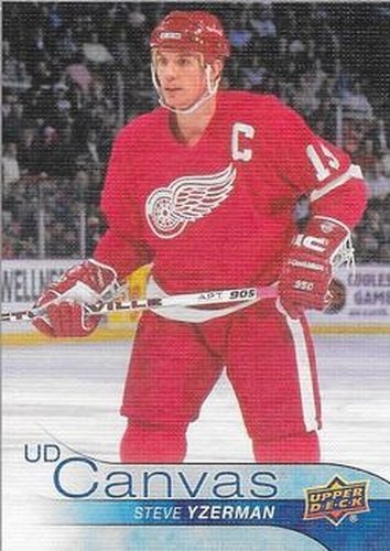 #C254 Steve Yzerman - Detroit Red Wings - 2016-17 Upper Deck - UD Canvas Hockey