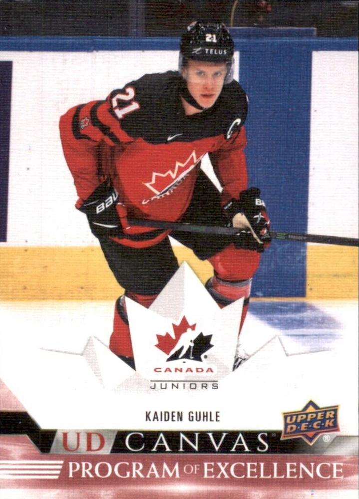 #C257 Kaiden Guhle - Canada - 2022-23 Upper Deck - UD Canvas Hockey