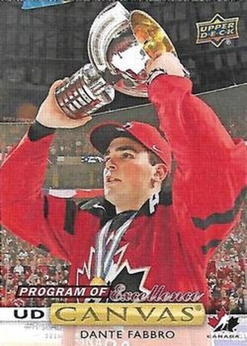 #C258 Dante Fabbro - Canada - 2019-20 Upper Deck - UD Canvas Hockey