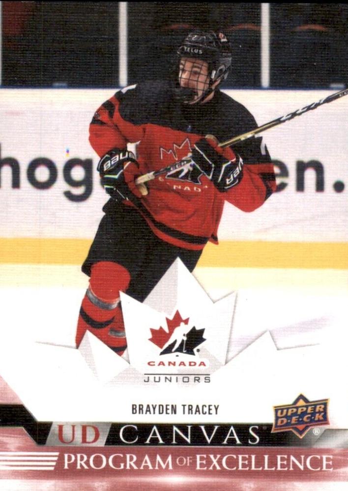 #C260 Brayden Tracey - Canada - 2022-23 Upper Deck - UD Canvas Hockey