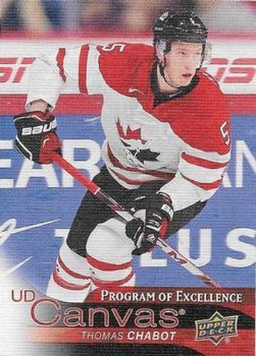 #C261 Thomas Chabot - Canada - 2016-17 Upper Deck - UD Canvas Hockey
