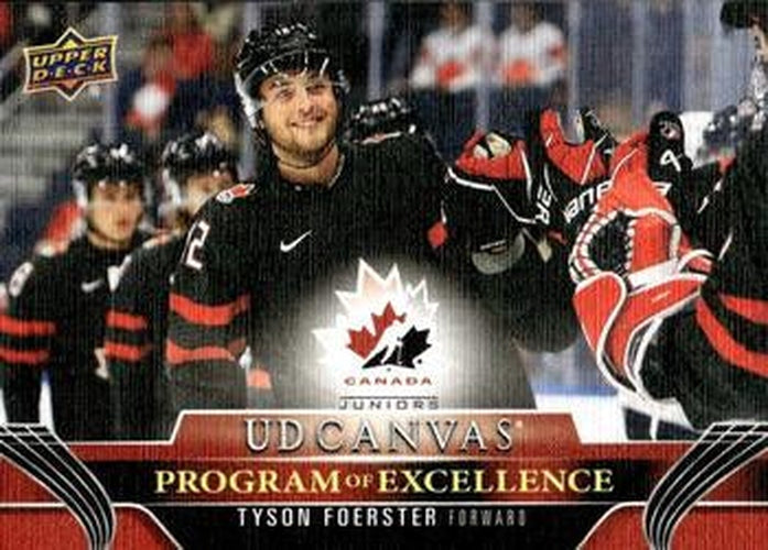 #C262 Tyson Foerster - Canada - 2023-24 Upper Deck - UD Canvas Hockey