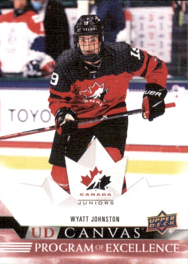 #C264 Wyatt Johnston - Canada - 2022-23 Upper Deck - UD Canvas Hockey