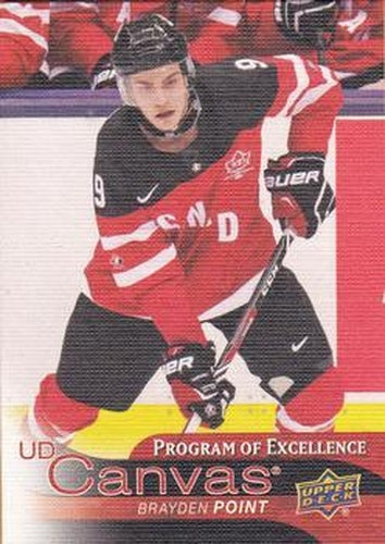 #C267 Brayden Point - Canada - 2016-17 Upper Deck - UD Canvas Hockey