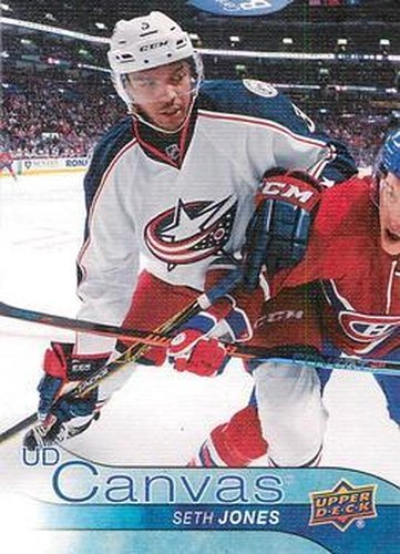 #C27 Seth Jones - Columbus Blue Jackets - 2016-17 Upper Deck - UD Canvas Hockey