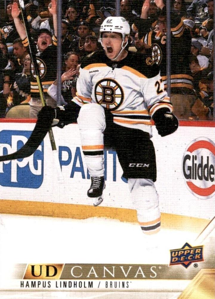 #C280 Hampus Lindholm - Boston Bruins - 2022-23 Upper Deck - UD Canvas Hockey