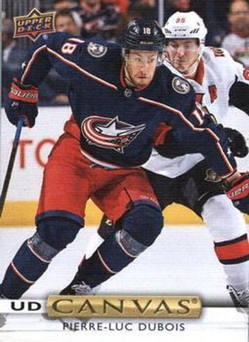 #C30 Pierre-Luc Dubois - Columbus Blue Jackets - 2019-20 Upper Deck - UD Canvas Hockey