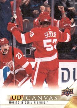 #C32 Moritz Seider - Detroit Red Wings - 2022-23 Upper Deck - UD Canvas Hockey