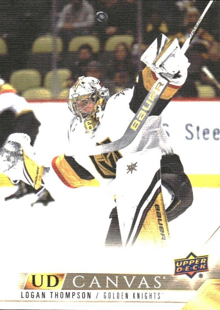 #C348 Logan Thompson - Vegas Golden Knights - 2022-23 Upper Deck - UD Canvas Hockey