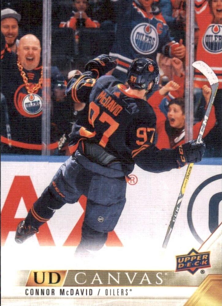 #C34 Connor McDavid - Edmonton Oilers - 2022-23 Upper Deck - UD Canvas Hockey