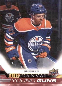 #C375 James Hamblin - Edmonton Oilers - 2022-23 Upper Deck - UD Canvas Hockey