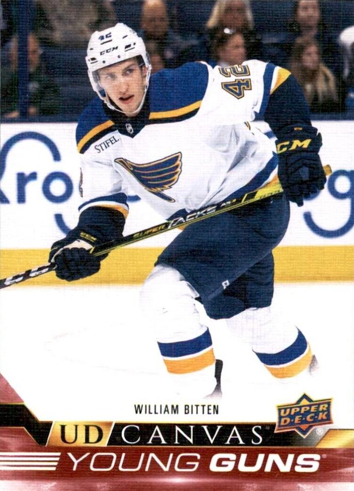 #C377 William Bitten - St. Louis Blues - 2022-23 Upper Deck - UD Canvas Hockey