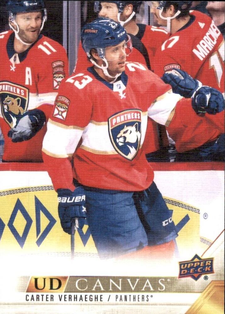 #C37 Carter Verhaeghe - Florida Panthers - 2022-23 Upper Deck - UD Canvas Hockey