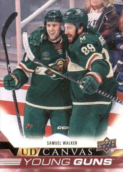 #C383 Samuel Walker - Minnesota Wild - 2022-23 Upper Deck - UD Canvas Hockey