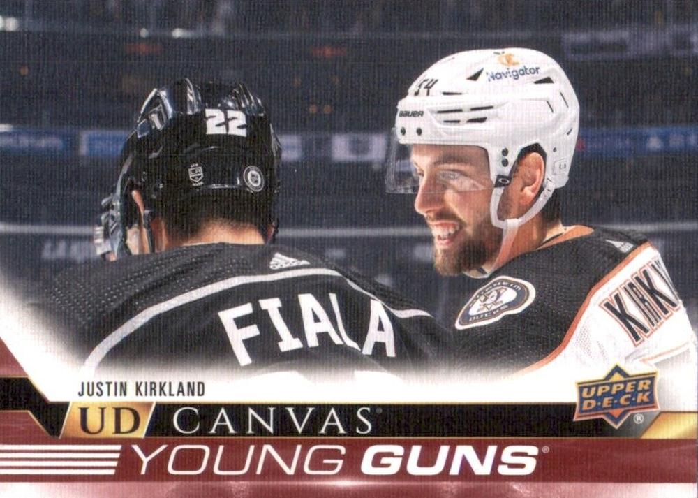 #C387 Justin Kirkland - Anaheim Ducks - 2022-23 Upper Deck - UD Canvas Hockey