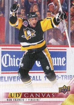 #C395 Ron Francis - Pittsburgh Penguins - 2022-23 Upper Deck - UD Canvas Hockey