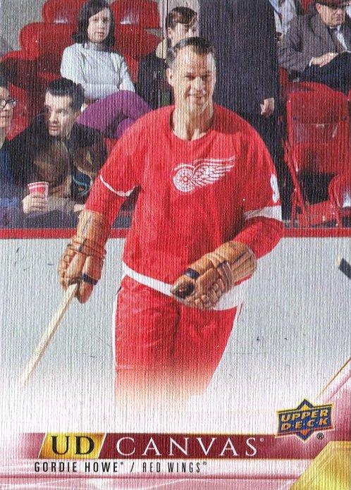 #C396 Gordie Howe - Detroit Red Wings - 2022-23 Upper Deck - UD Canvas Hockey