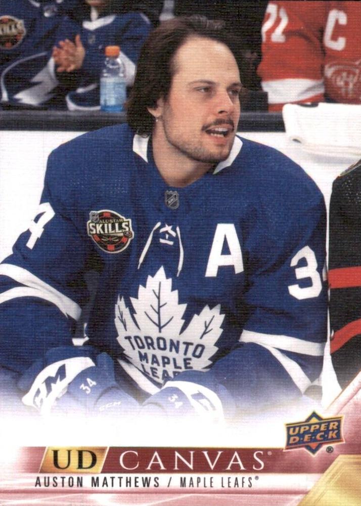 #C406 Auston Matthews - Toronto Maple Leafs - 2022-23 Upper Deck - UD Canvas Hockey