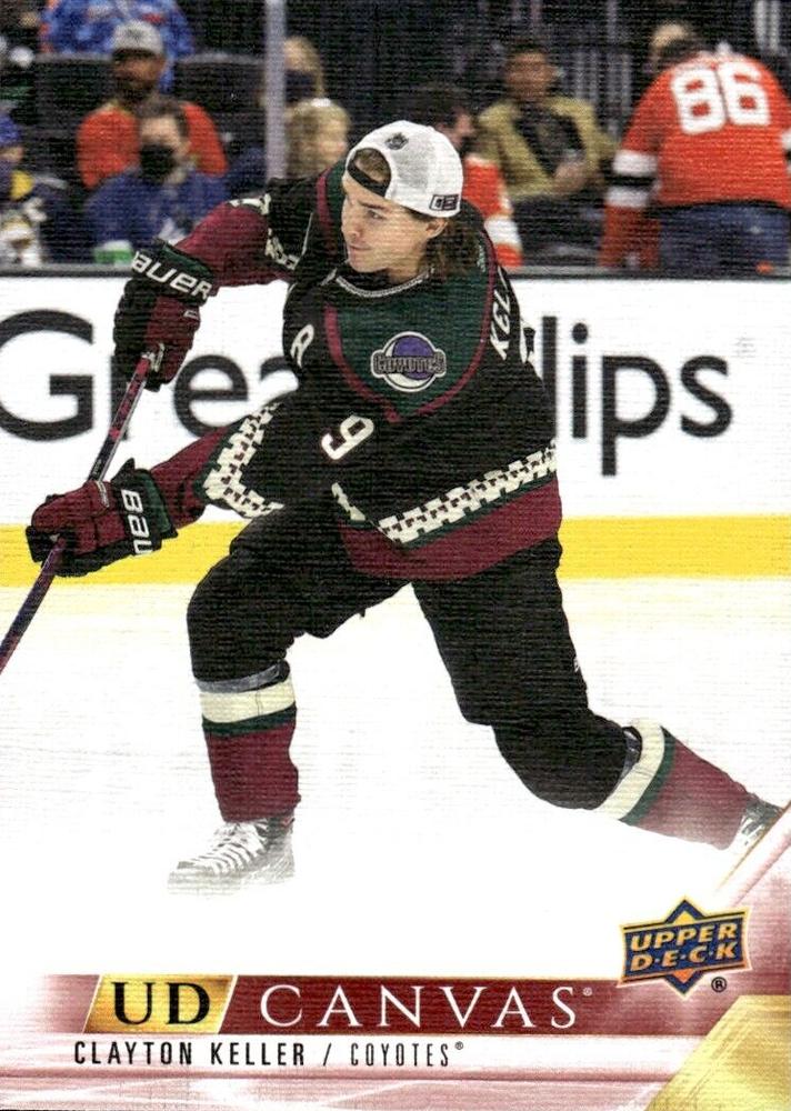 #C408 Clayton Keller - Arizona Coyotes - 2022-23 Upper Deck - UD Canvas Hockey