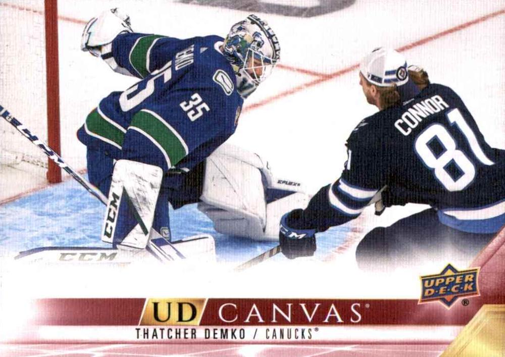 #C409 Thatcher Demko - Vancouver Canucks - 2022-23 Upper Deck - UD Canvas Hockey