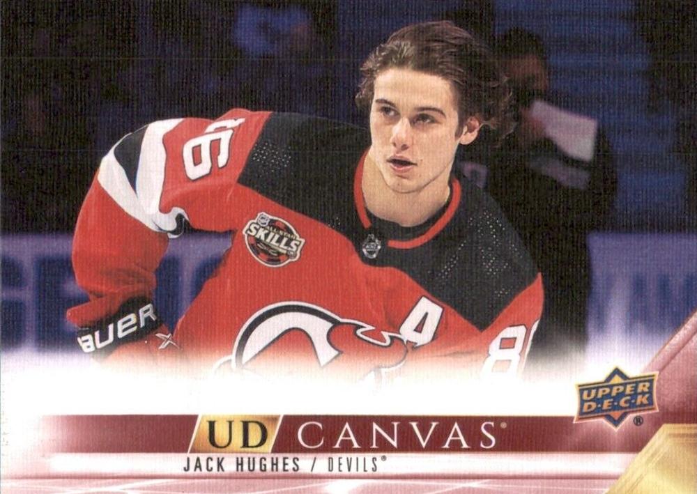 #C412 Jack Hughes - New Jersey Devils - 2022-23 Upper Deck - UD Canvas Hockey