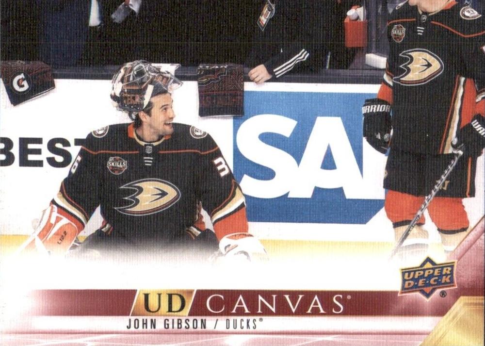 #C419 John Gibson - Anaheim Ducks - 2022-23 Upper Deck - UD Canvas Hockey