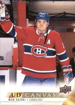 #C44 Nick Suzuki - Montreal Canadiens - 2022-23 Upper Deck - UD Canvas Hockey