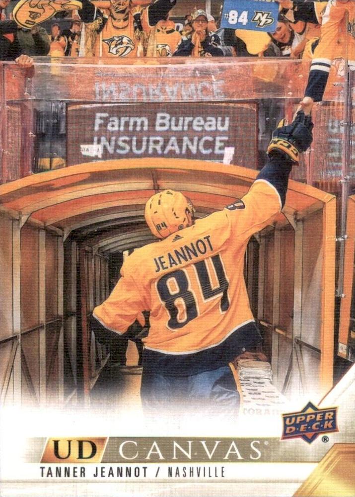 #C47 Tanner Jeannot - Nashville Predators - 2022-23 Upper Deck - UD Canvas Hockey