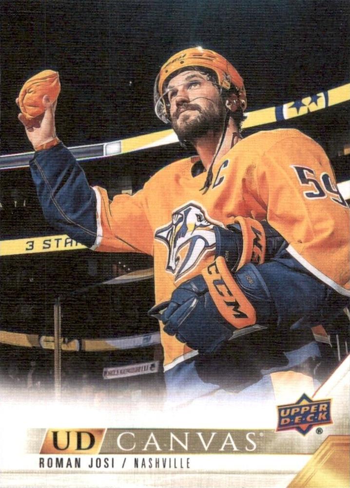 #C48 Roman Josi - Nashville Predators - 2022-23 Upper Deck - UD Canvas Hockey