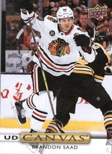 #C52 Brandon Saad - Chicago Blackhawks - 2019-20 Upper Deck - UD Canvas Hockey