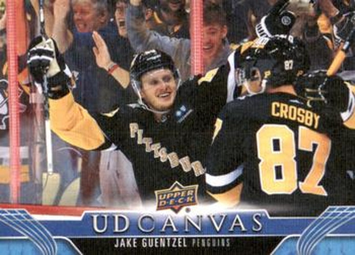 #C60 Jake Guentzel - Pittsburgh Penguins - 2023-24 Upper Deck - UD Canvas Hockey