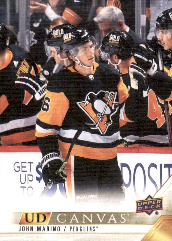 #C62 John Marino - Pittsburgh Penguins - 2022-23 Upper Deck - UD Canvas Hockey