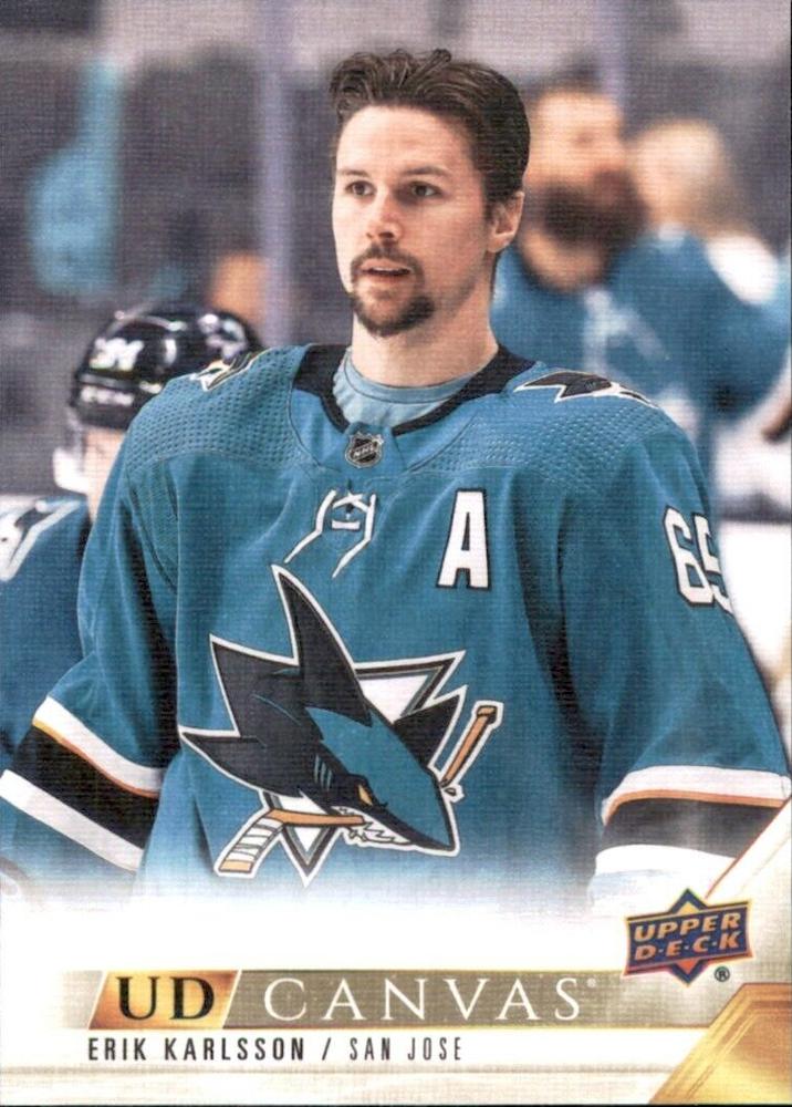 #C66 Erik Karlsson - San Jose Sharks - 2022-23 Upper Deck - UD Canvas Hockey