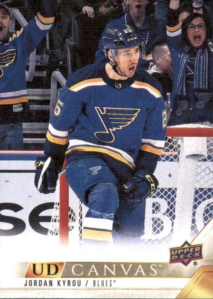 #C69 Jordan Kyrou - St. Louis Blues - 2022-23 Upper Deck - UD Canvas Hockey