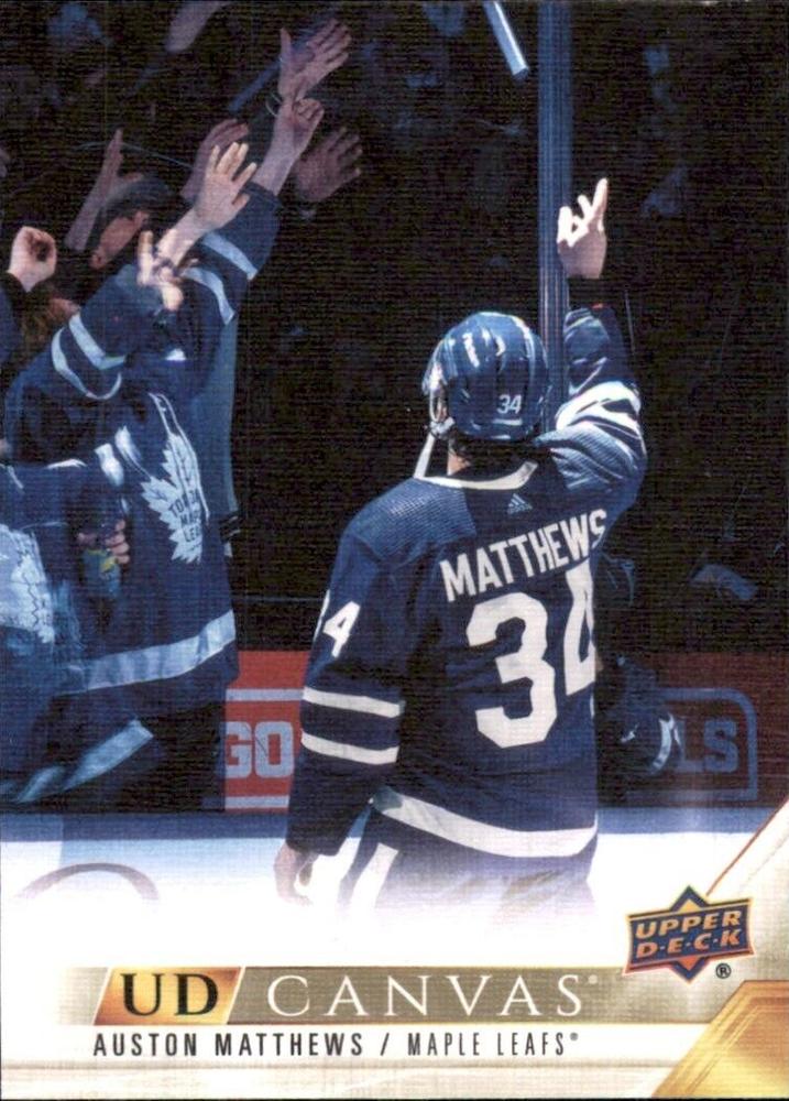 #C76 Auston Matthews - Toronto Maple Leafs - 2022-23 Upper Deck - UD Canvas Hockey